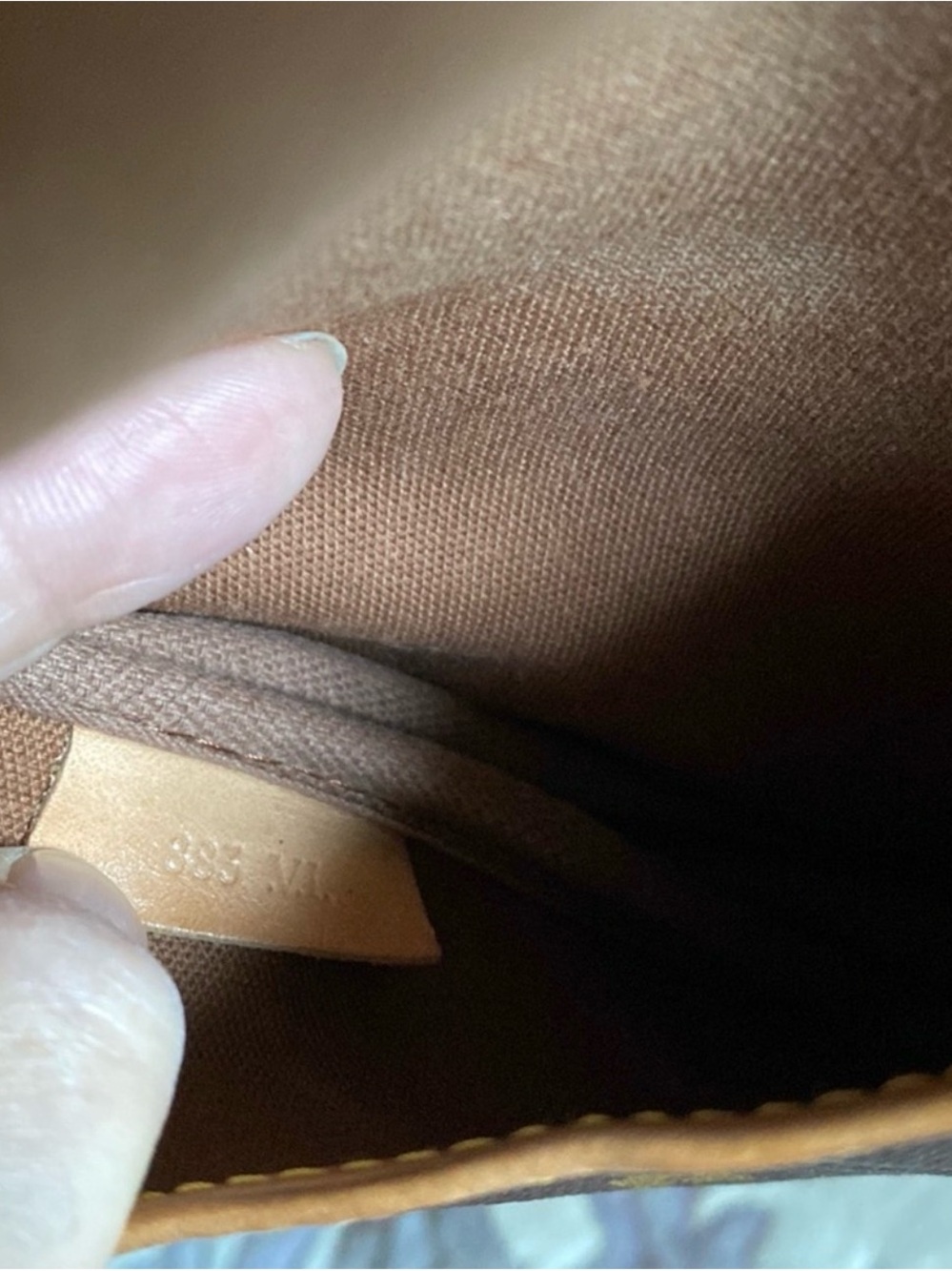 Louis Vuitton Saumur Monogram Canvas Crossbody Bag in Brown - Picture 8 of 14